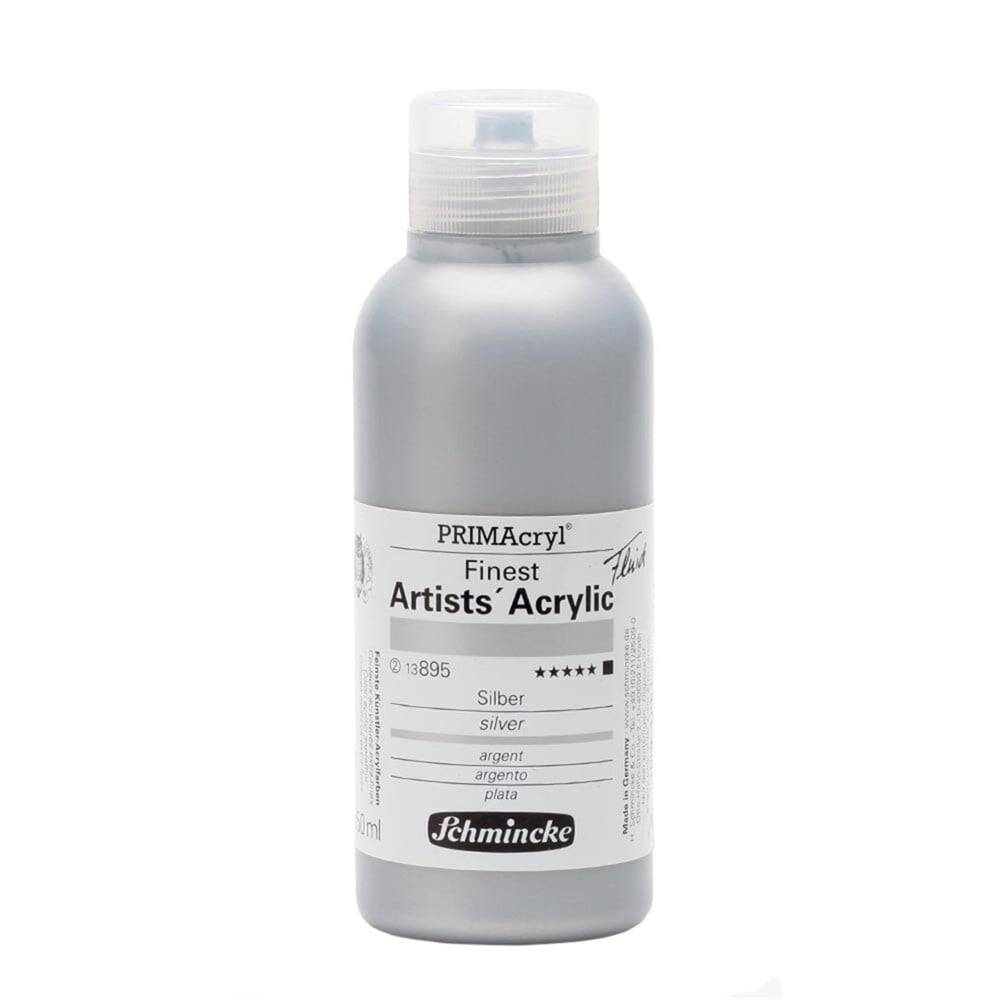 Schmincke Primacryl Artist Akrilik Boya 250 ml 895 Silver  Seri 3