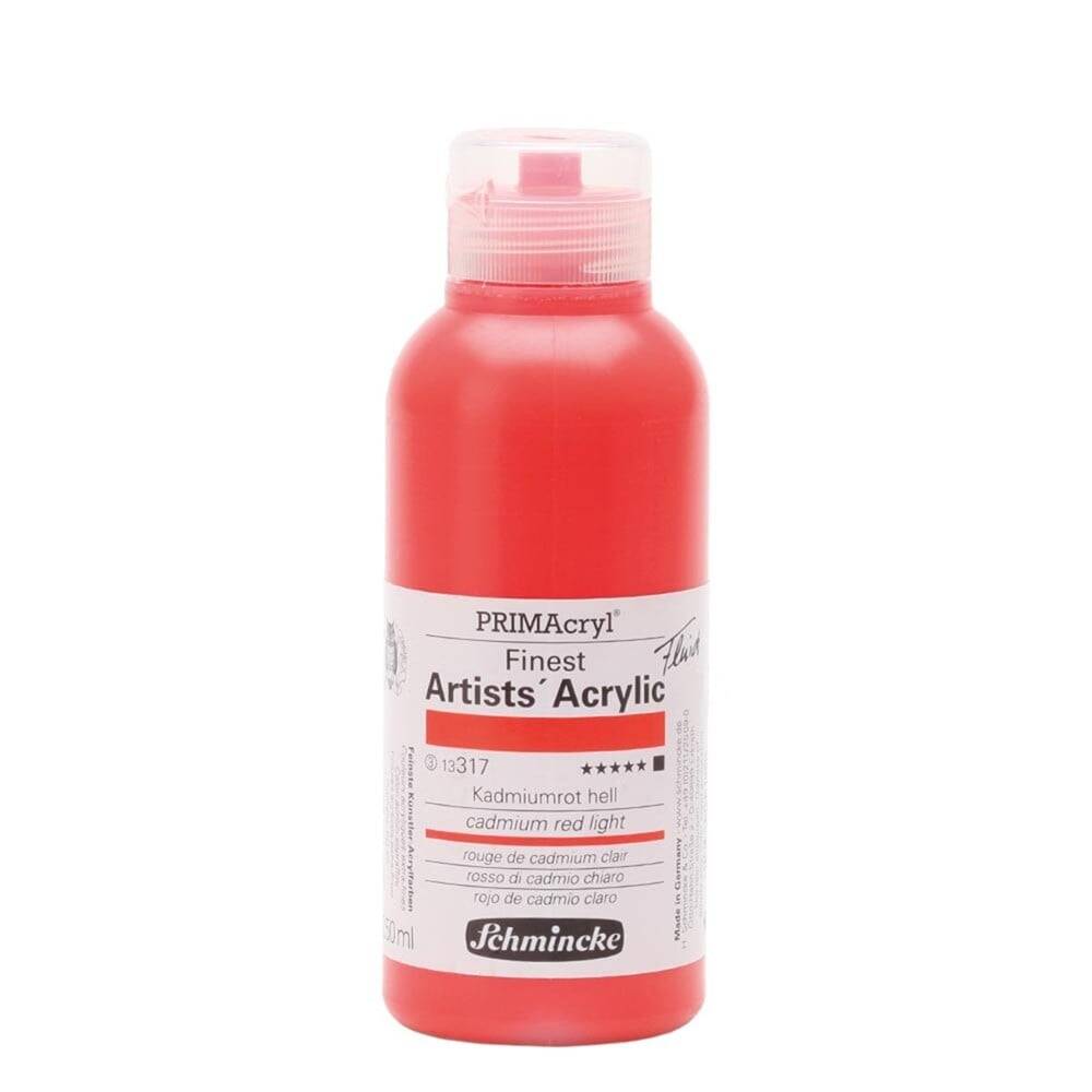Schmincke Primacryl Artist Akrilik Boya 250 ml 317 Cadmium Red Light Seri 6