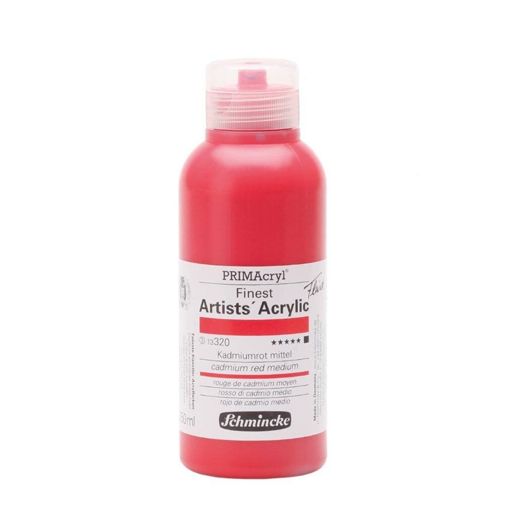 Schmincke Primacryl Artist Acrylic Paint 250 ml Series 3 320 Cadmium Red Medium