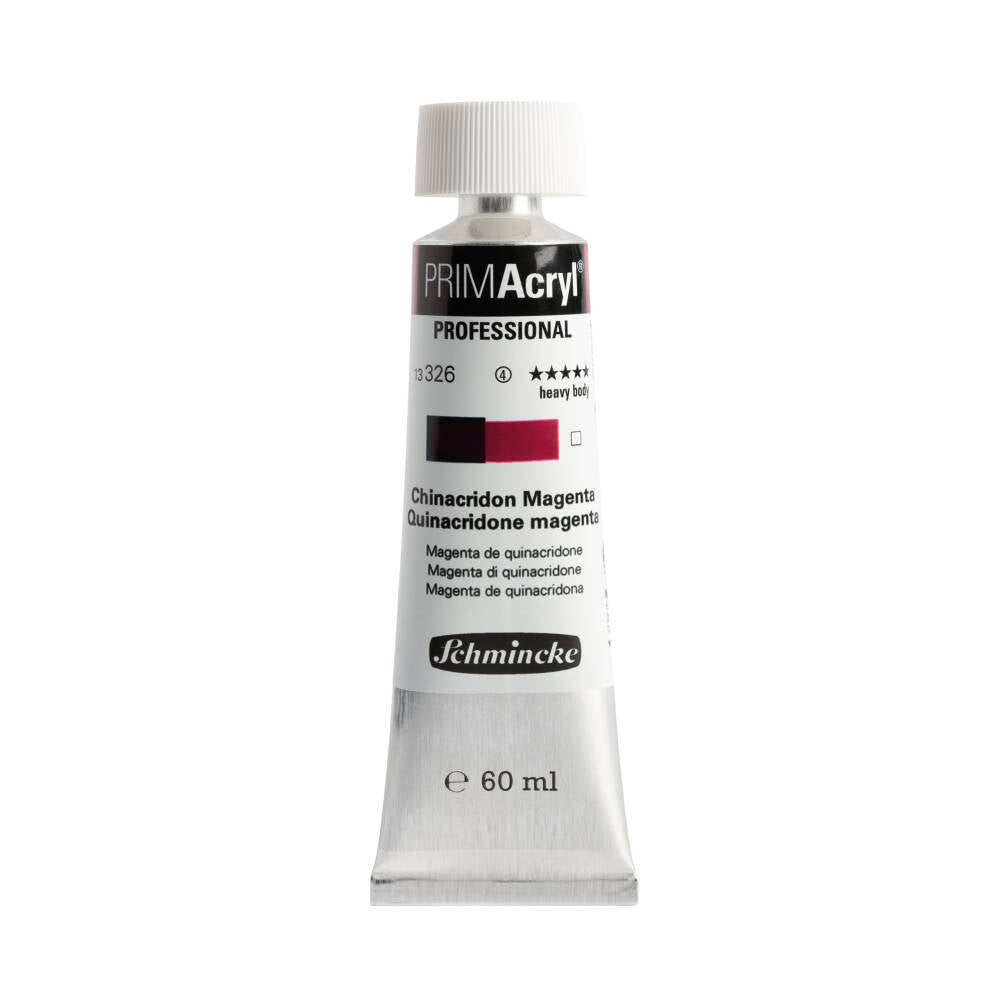 Schmincke Primacryl Artist Acrylic Paint 326 Quinacridone Magenta 60 ml