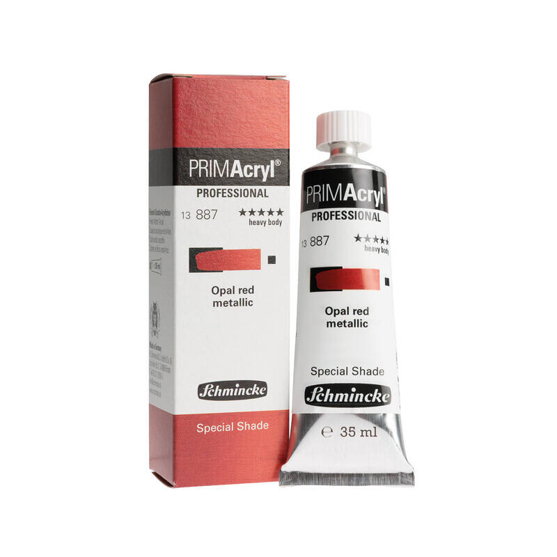 Schmincke Primacryl Artist Akrilik Boya 35 ml 887 Opal Red Metallic