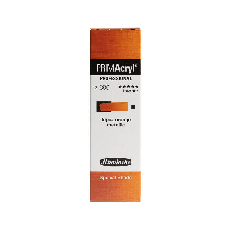 Schmincke Primacryl Artist Akrilik Boya 35 ml 886 Topaz Orange Metallic