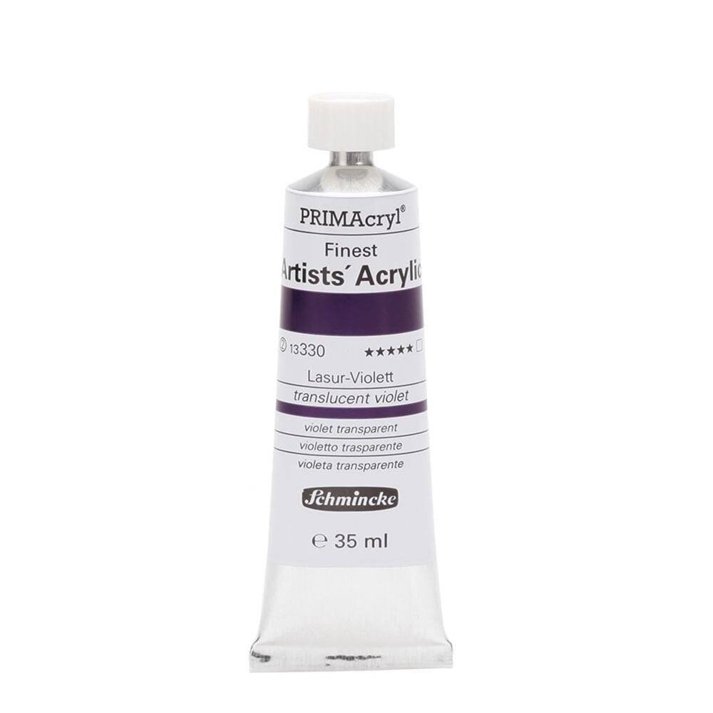 Schmincke Primacryl Artist Akrilik Boya 35 ml 330 Translucent Violet Seri 2