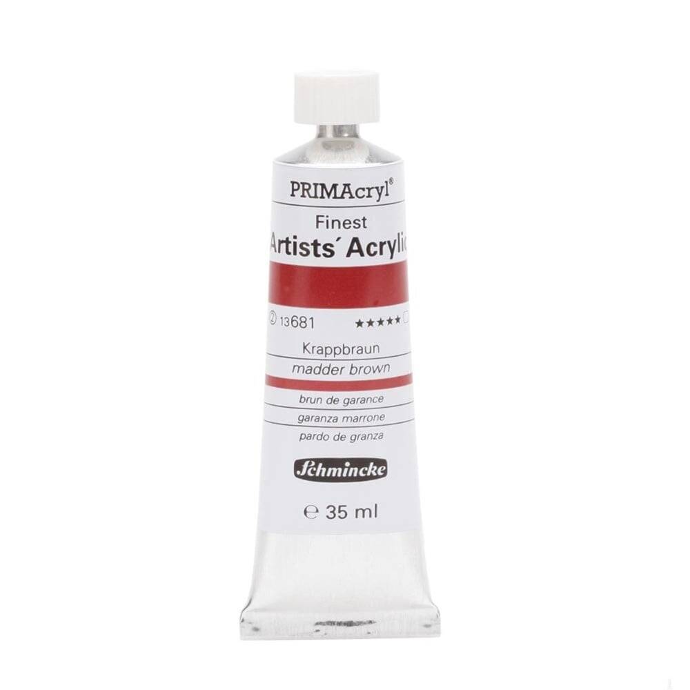 Schmincke Primacryl Artist Akrilik Boya 35 ml 681 Madder Brown Seri 2