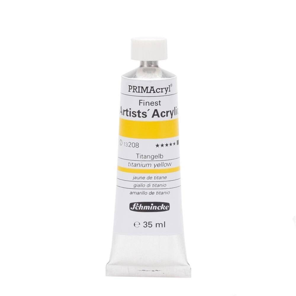 Schmincke Primacryl Artist Akrilik Boya 35 ml 208 Titanium Yellow Seri 3