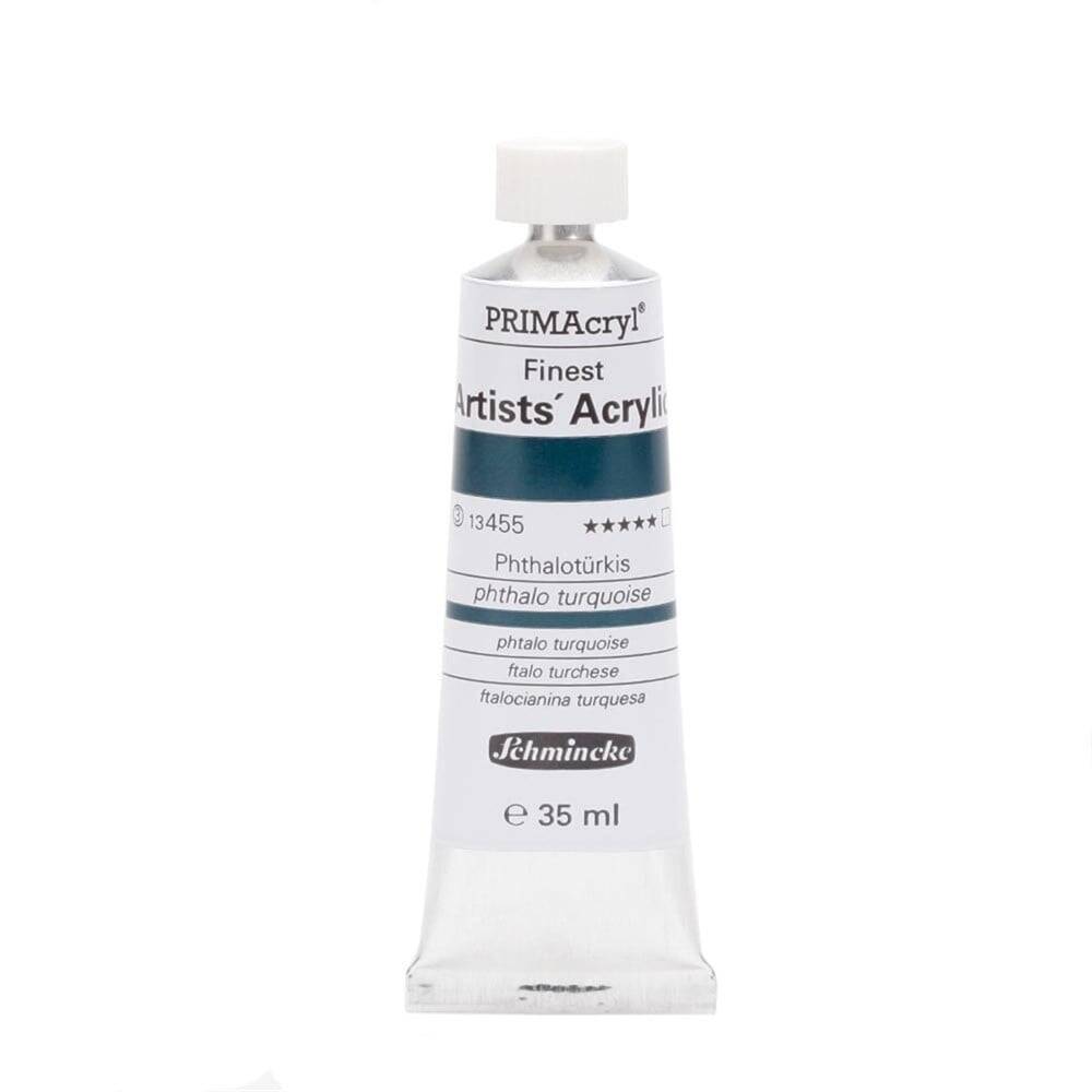 Schmincke Primacryl Artist Akrilik Boya 35 ml 455 Phthalo Turquoise Seri 3