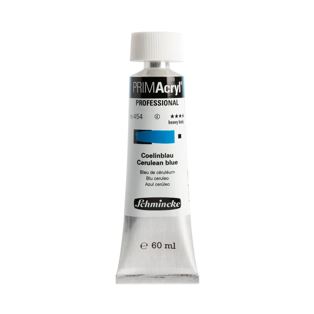 Schmincke Primacryl Artist Acrylic Paint 454 Cerulean Blue 60 ml