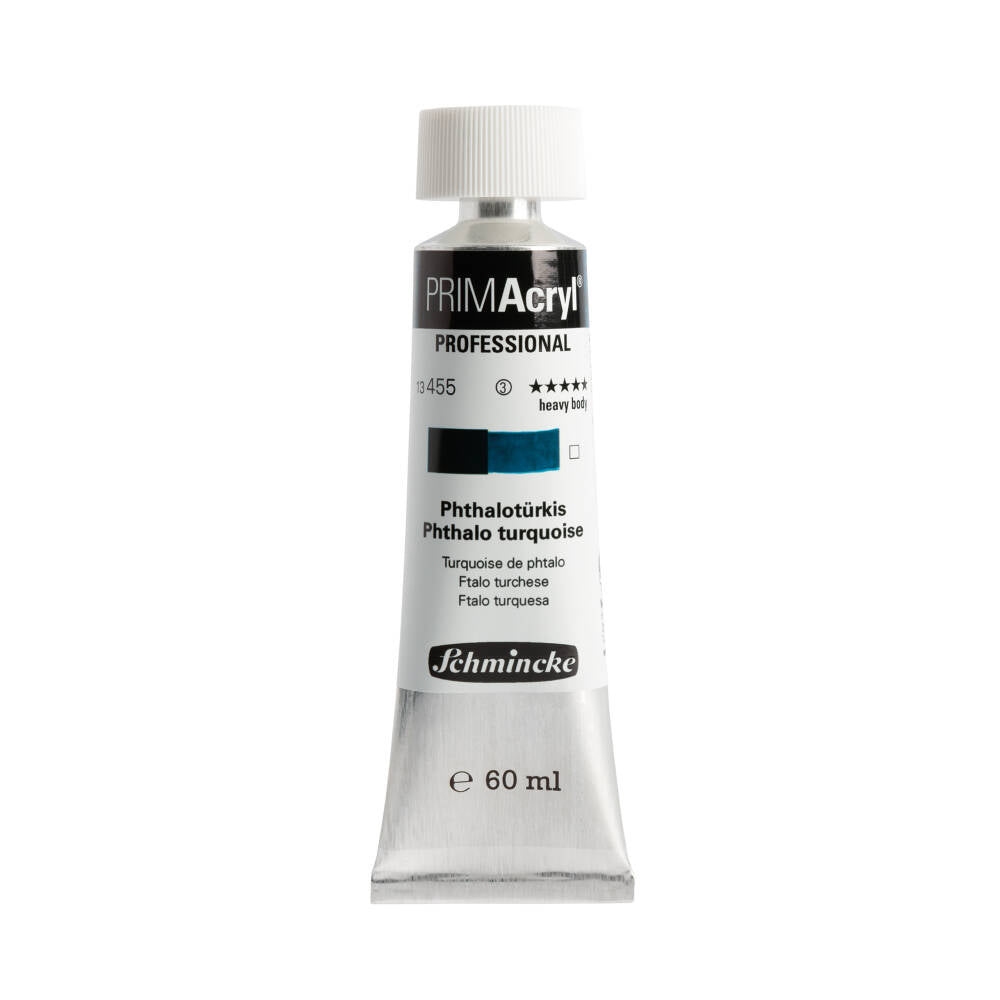 Schmincke Primacryl Artist Akrilik Boya 60 ml 455 Phthalo Turquoise