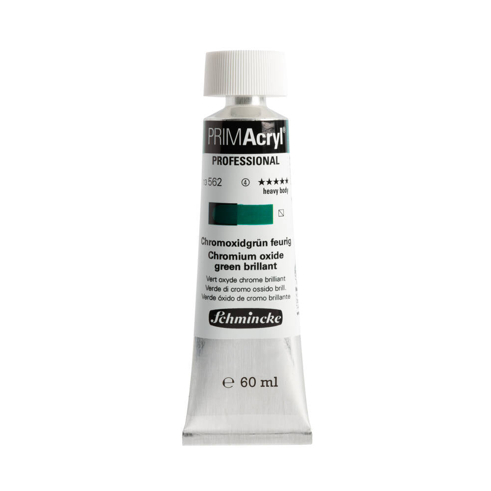Schmincke Primacryl Artist Acrylic Paint 562 Chromium Oxide Green Brilliant 60 ml