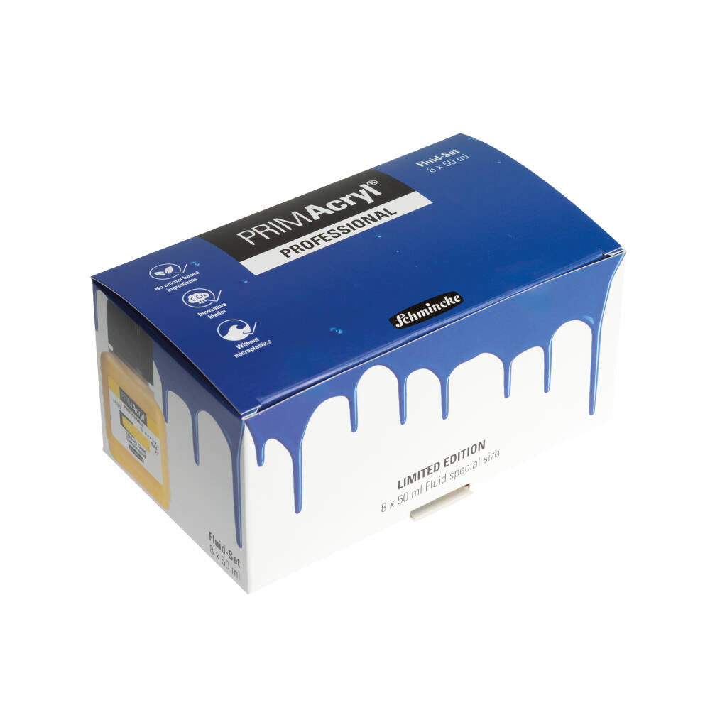 Schmincke Primacryl Artist Akrilik Boya Fluid Set 8x50 ml