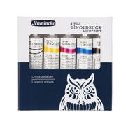 Schmincke Professional Linoleum Printing Ink Paint Set 5x20 ml