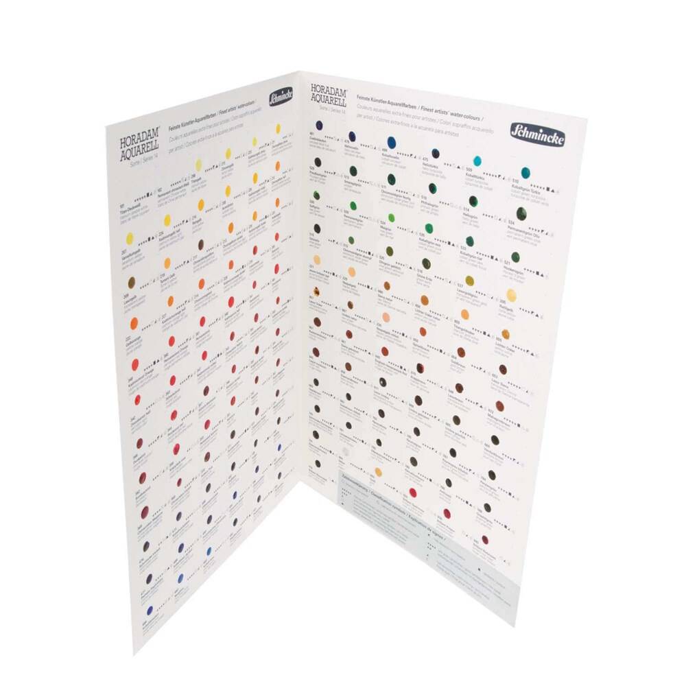 Schmincke Samples Dot Card 140 Colors