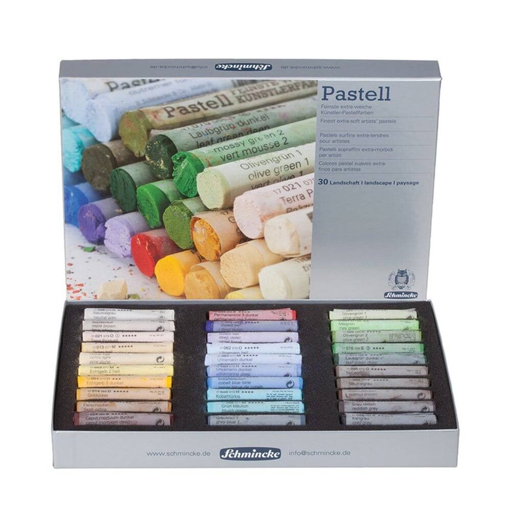 Schmincke Soft Pastel Boya Seti 30 Renk Landscape