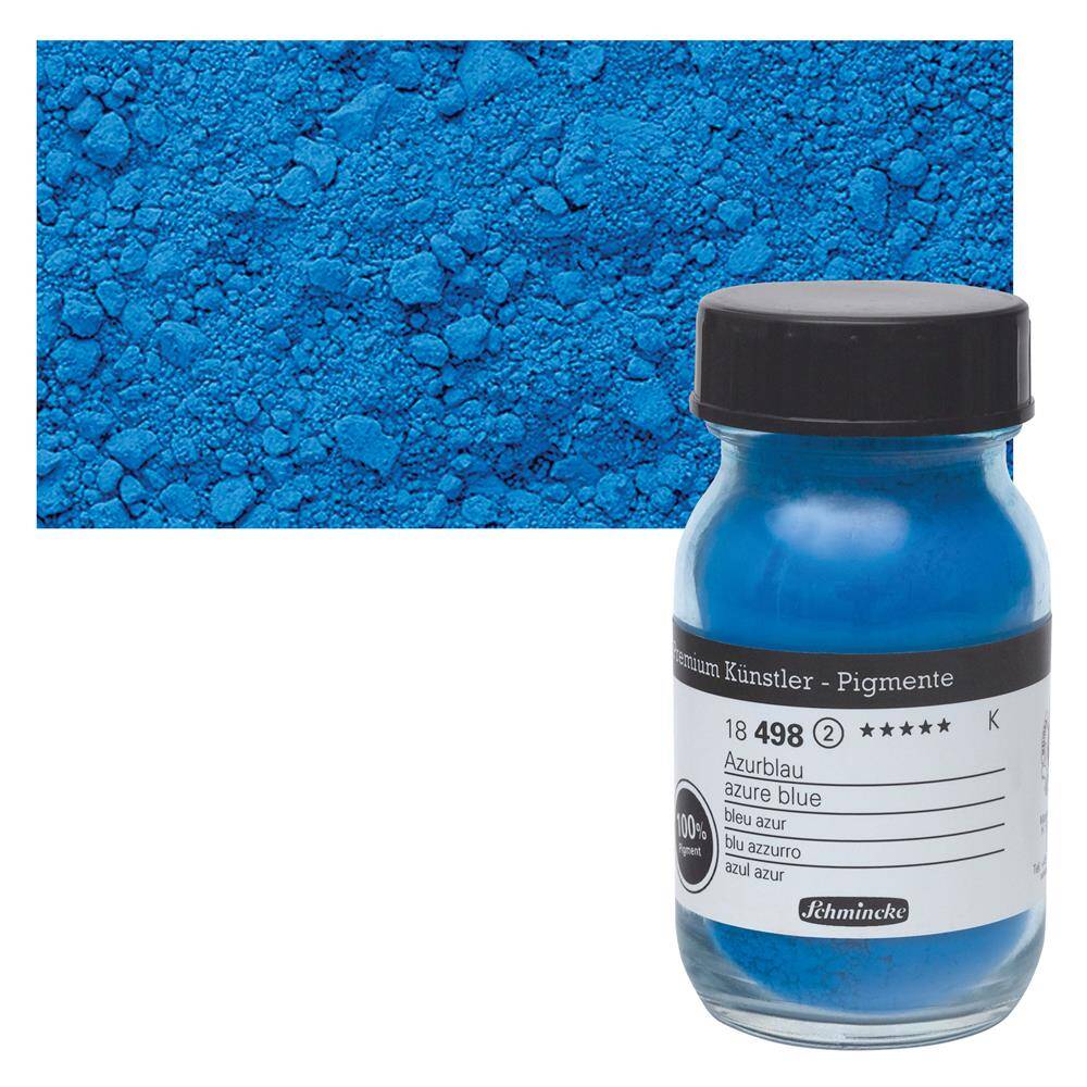 Schmincke Powder Pigment Azure Blue 100 ml