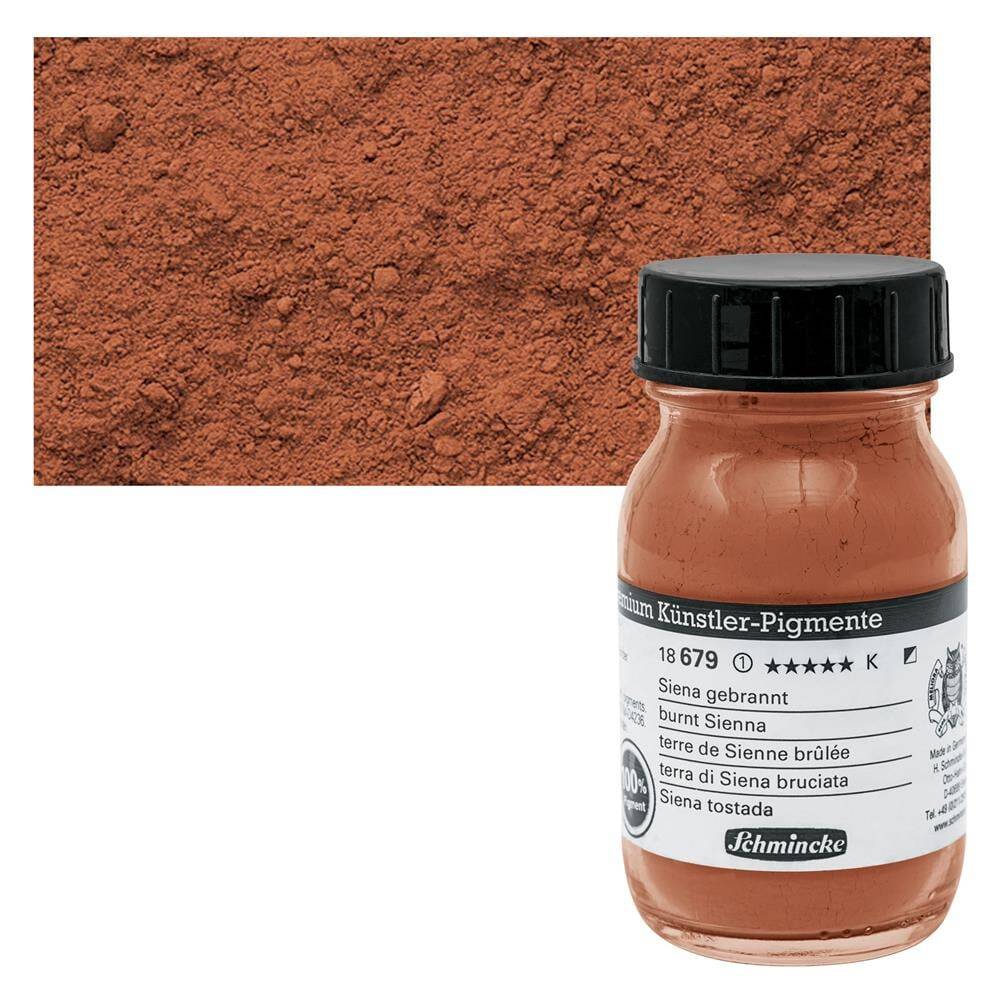 Schmincke Powder Pigment Burnt Sienna 100 ml