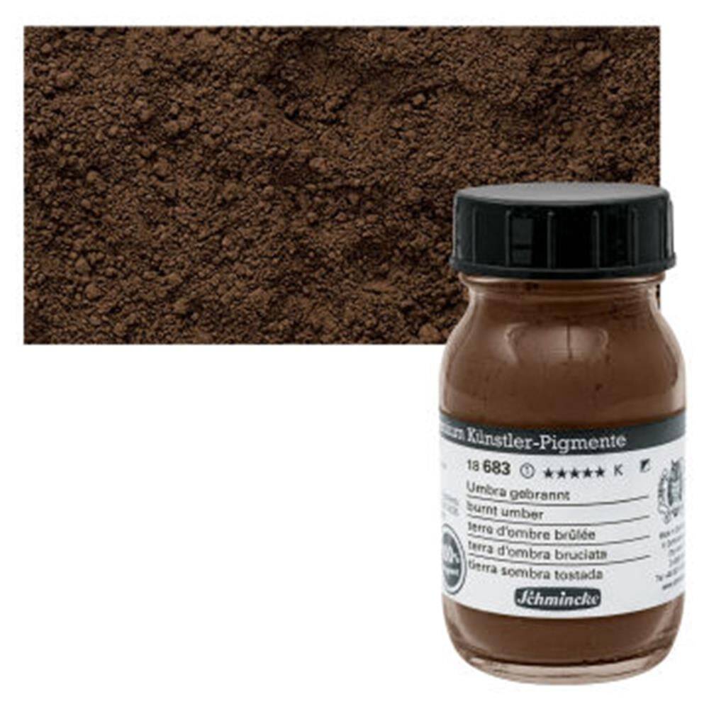 Schmincke Powder Pigment Burnt Umber 100 ml