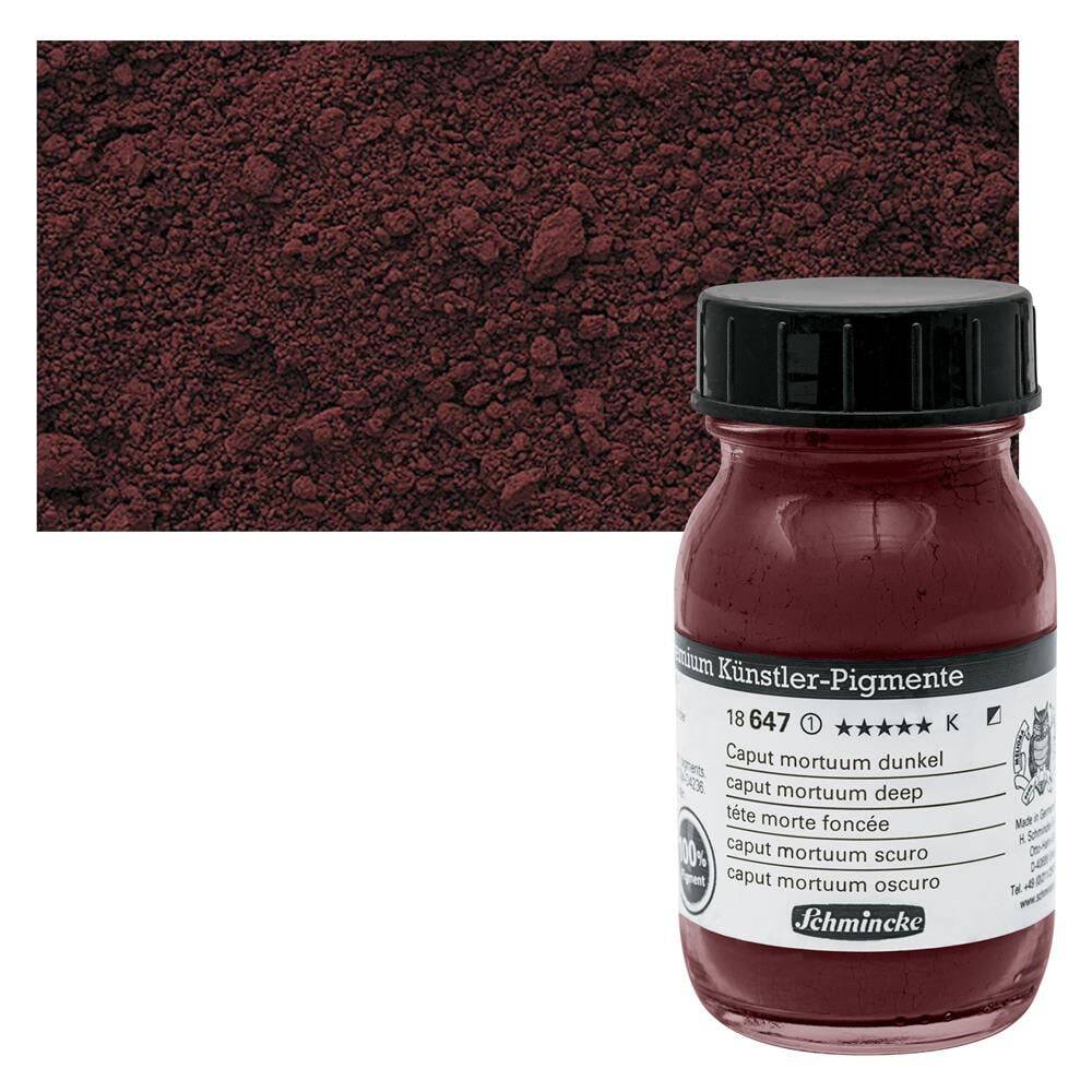 Schmincke Powder Pigment Caput Mortuum Deep 100 ml