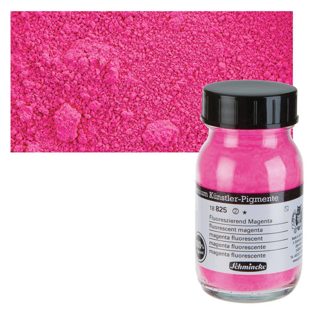 Schmincke Powder Pigment Fluorescent Magenta 100 ml