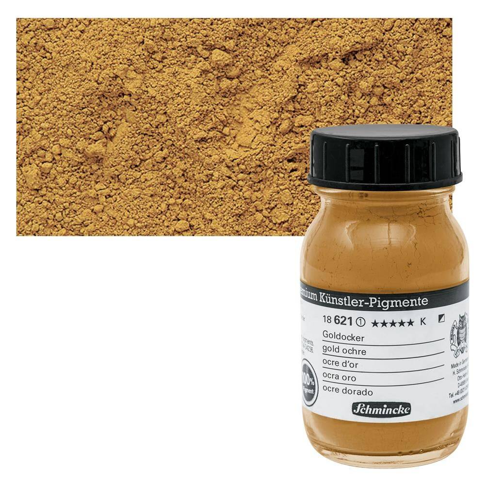 Schmincke Toz Pigment Gold Ochre 100 ml
