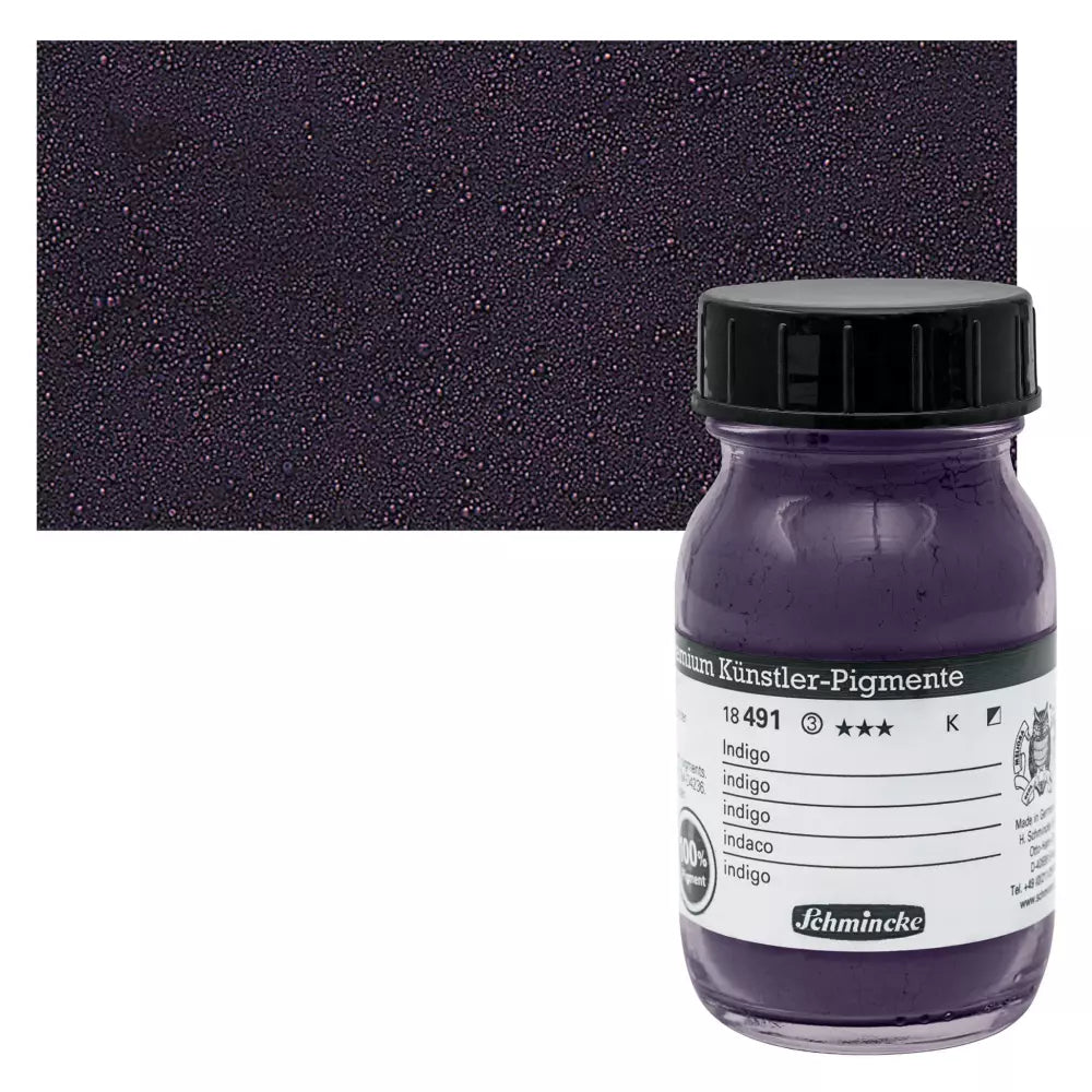 Schmincke Powder Pigment Indigo 100 ml
