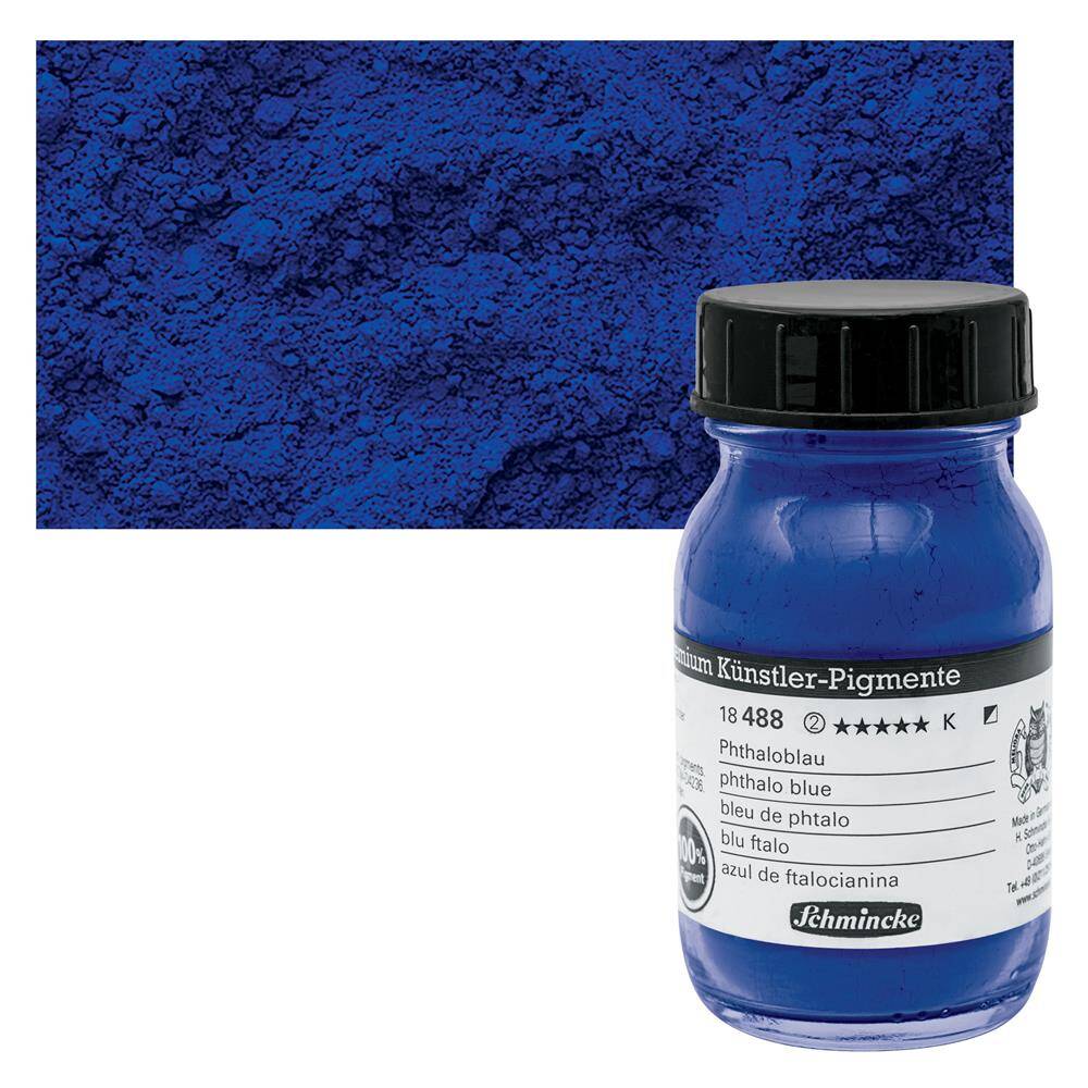 Schmincke Powder Pigment Phthalo Blue 100 ml