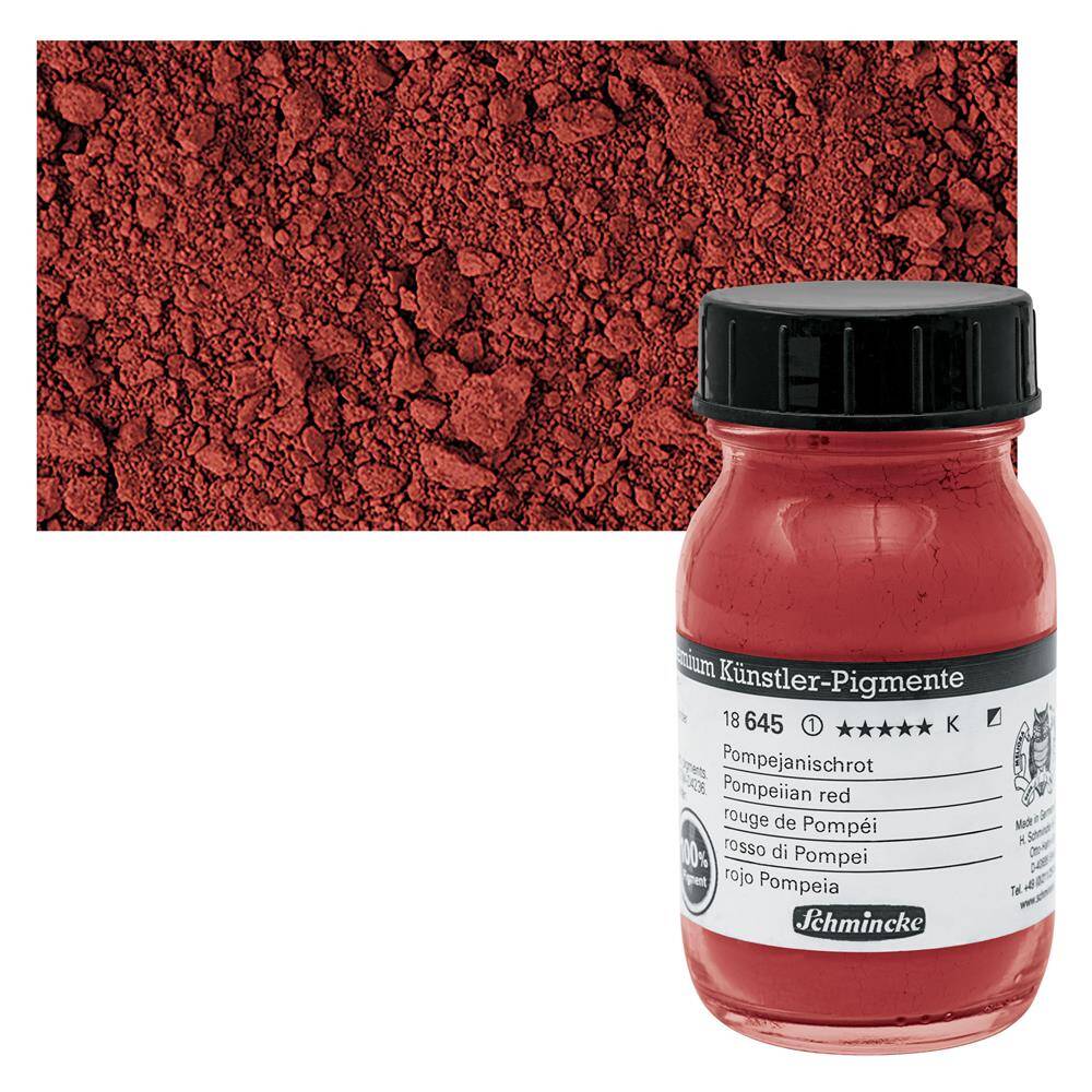 Schmincke Powder Pigment Pompeiian Red 100 ml
