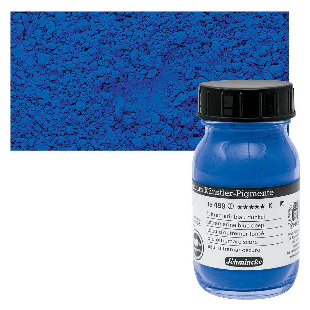 Schmincke Powder Pigment Ultramarine Blue Deep 100 ml
