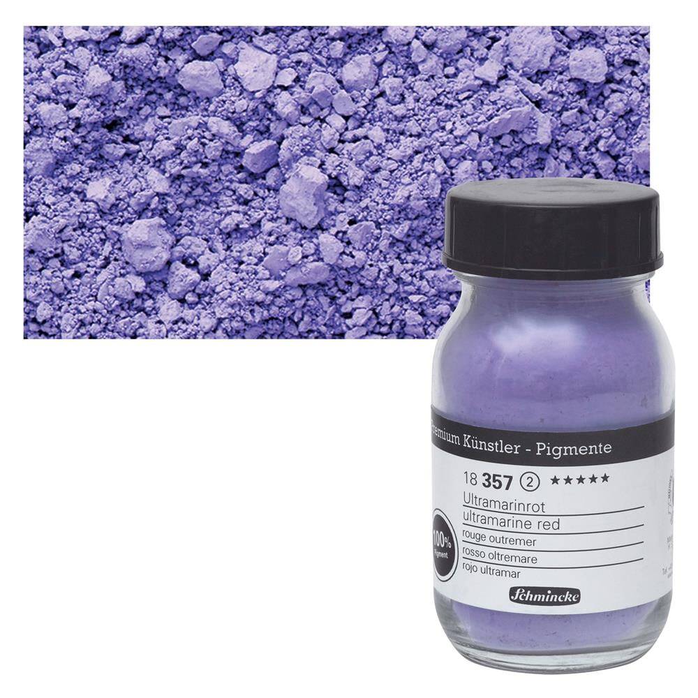 Schmincke Powder Pigment Ultramarine Red 100 ml