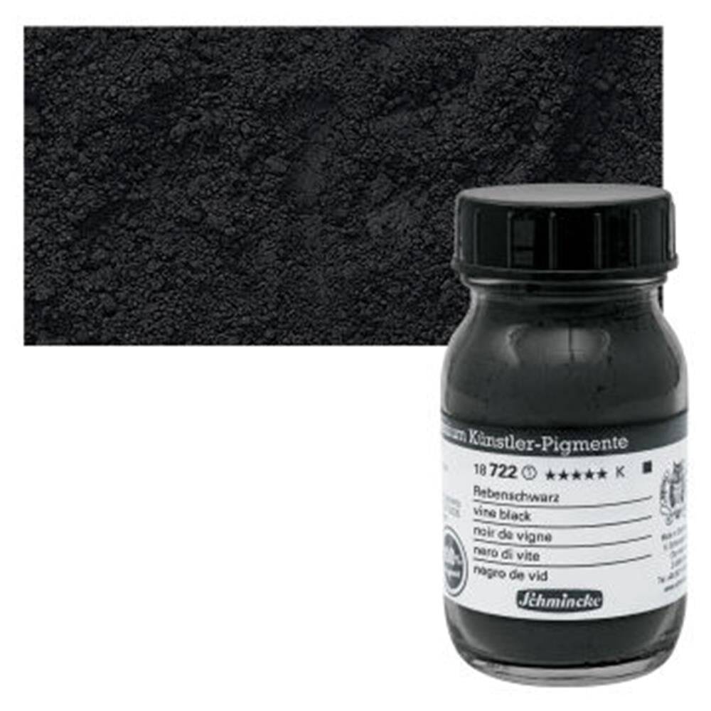 Schmincke Powder Pigment Vine Black 100 ml