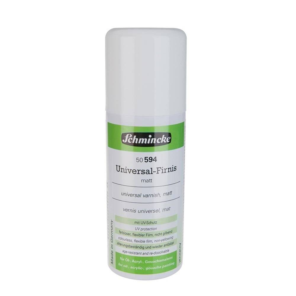Schmincke Universal Varnish General Purpose UV Protected Matte Final Spray Varnish 150 ml 50594