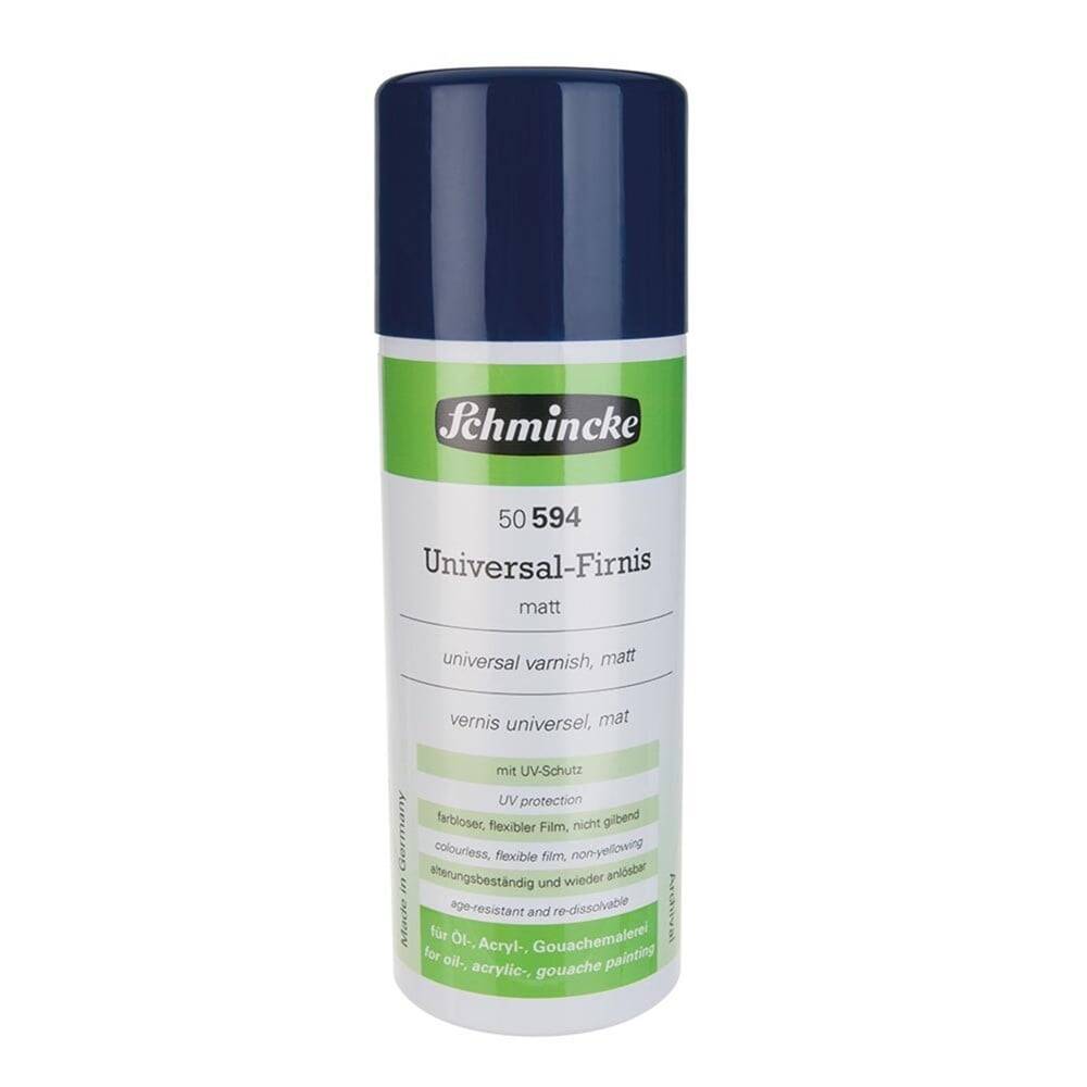 Schmincke Universal Varnish General Purpose UV Protected Matte Final Spray Varnish 400 ml 50594