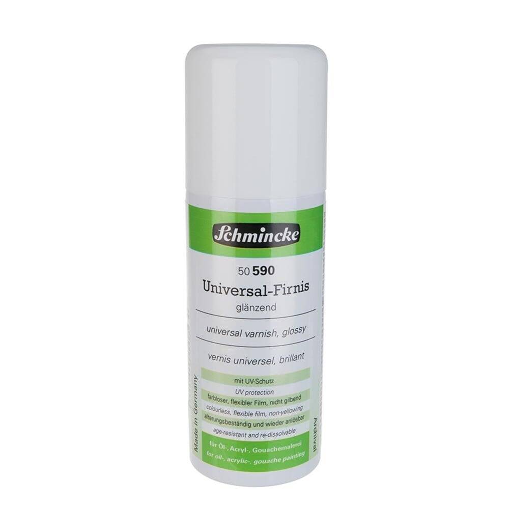 Schmincke Universal Varnish Genel Amaçlı Uv Korumalı Parlak Final Sprey Vernik 150 ml 50590