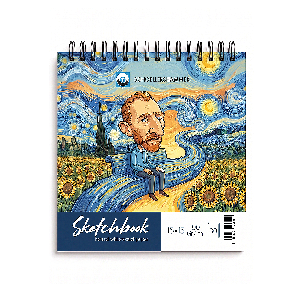 Schoellershammer Art Comics Sketchbook 15x15cm 90gr 30yp Yıldızlı Geceler