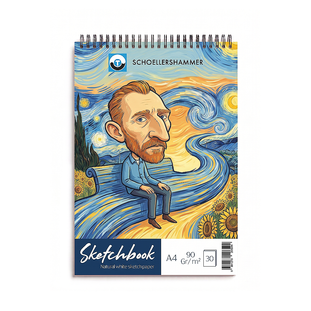 Schoellershammer Art Comics Sketchbook A4 90gr 30yp Yıldızlı Geceler