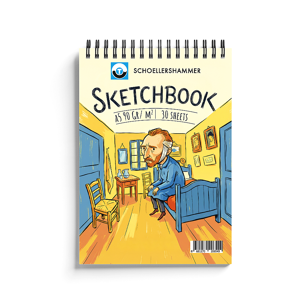 Schoellershammer Art Comics Sketchbook A5 90gr 30yp Arles Yatak Odası