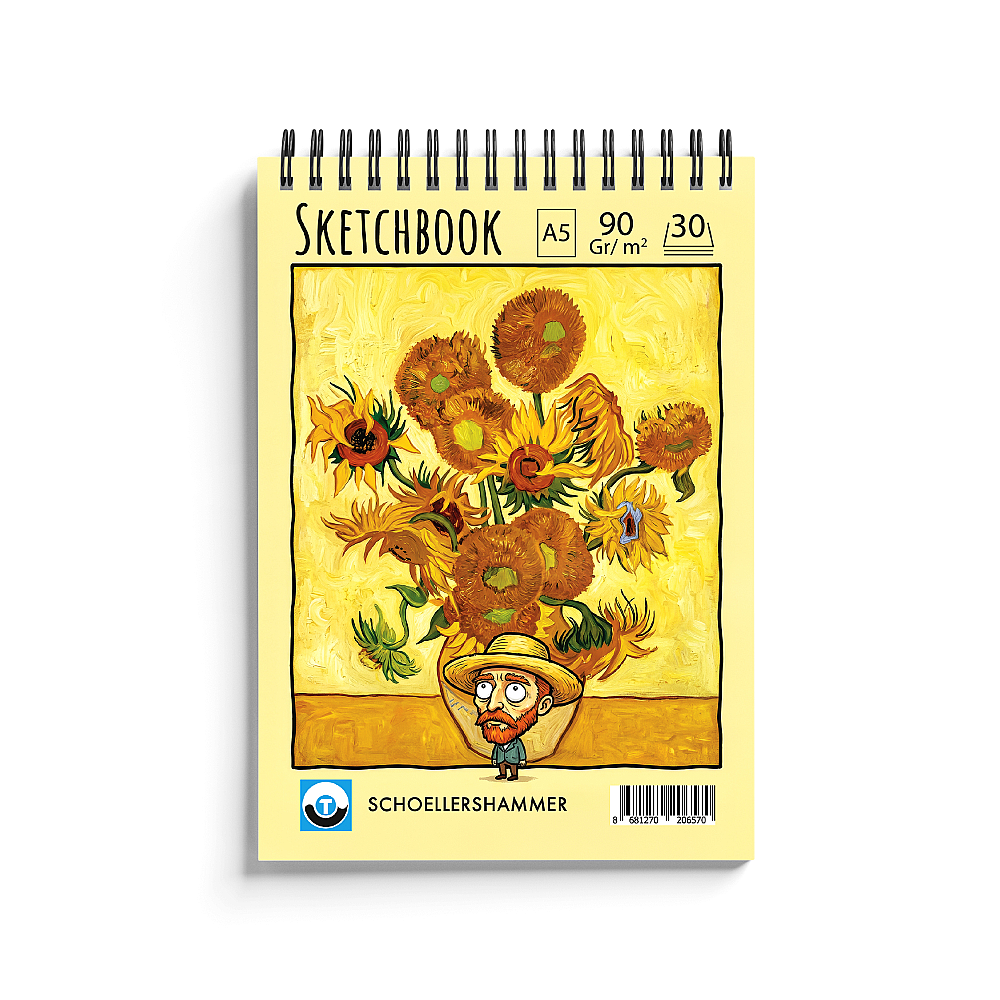 Schoellershammer Art Comics Sketchbook A5 90gr 30yp Ayçiçek