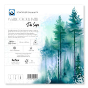 Schoellershammer Da Capo Cold Press Watercolor Notebook 300 gr 30x30 cm 12 Sheets
