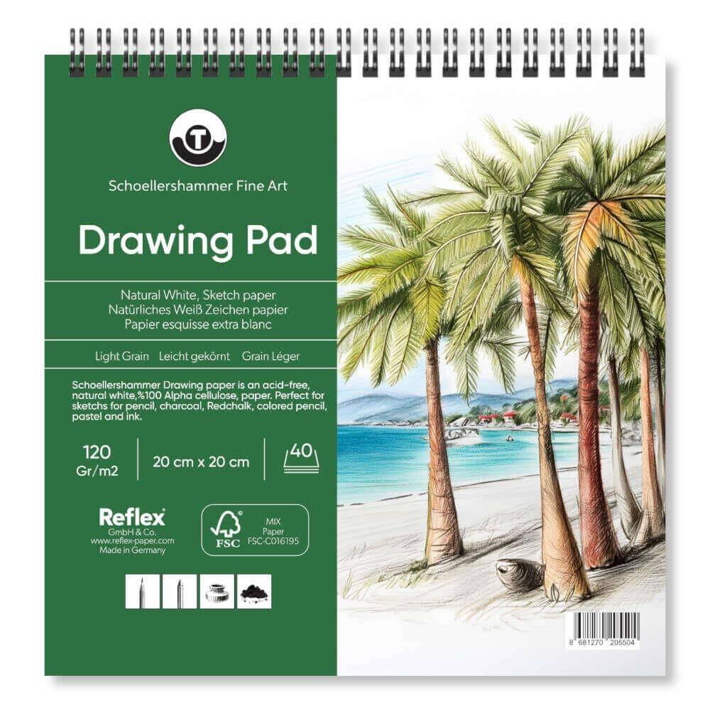Schoellershammer Drawing Pad Çizim Defteri 120 gr 20x20 cm 40 Yaprak