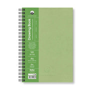 Schoellershammer Drawing Pad Green Hard Cover Drawing Notebook 120 gr A4 54 Sheets