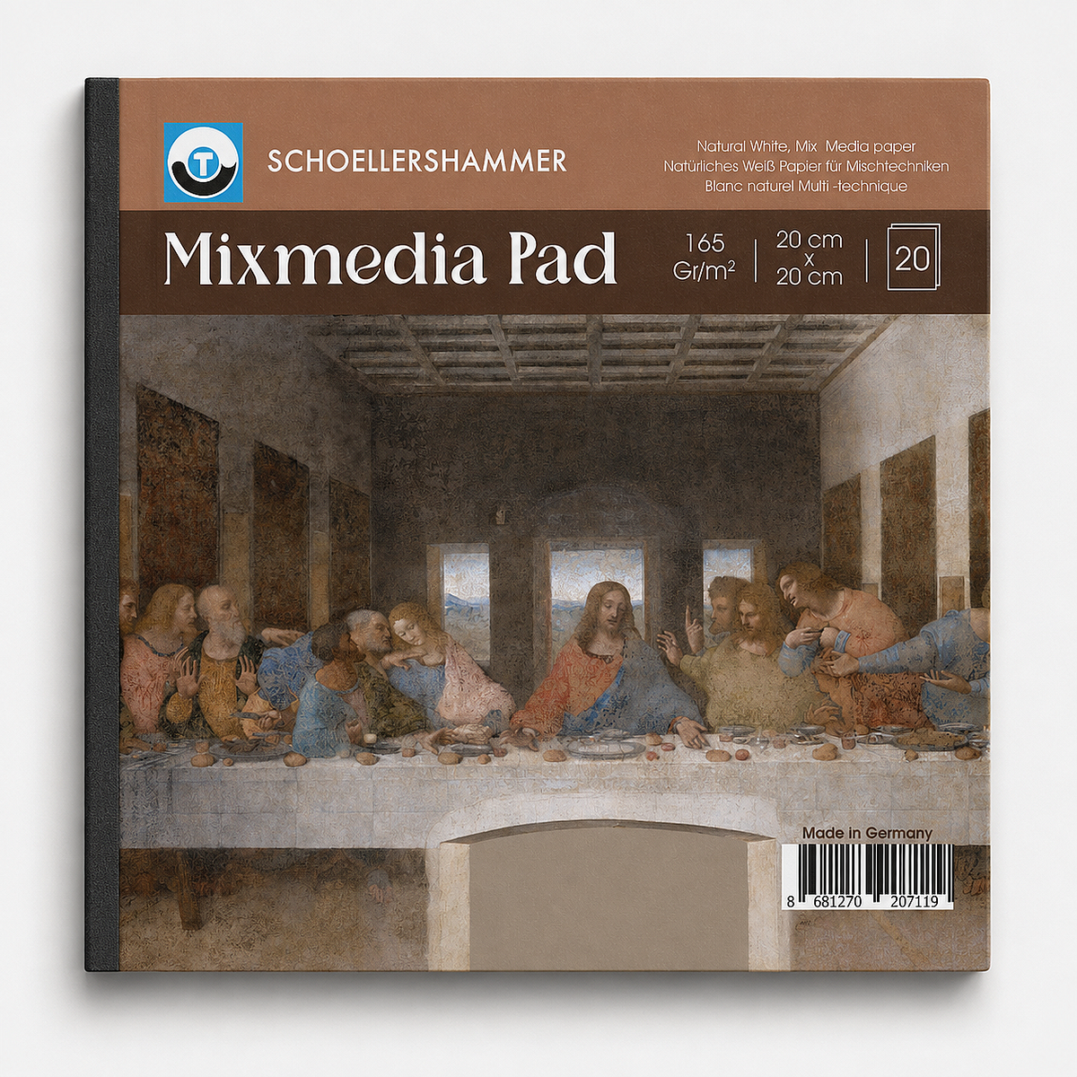 Schoellershammer Mix Media Pad Ciltli Son Akşam Yemeği 165 gr 20x20 cm 20 Yaprak