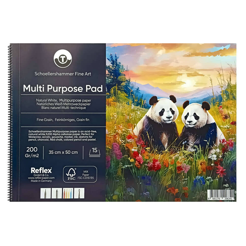 Schoellershammer Multipurpose Pad 200 gr 35x50 cm 15 Yaprak