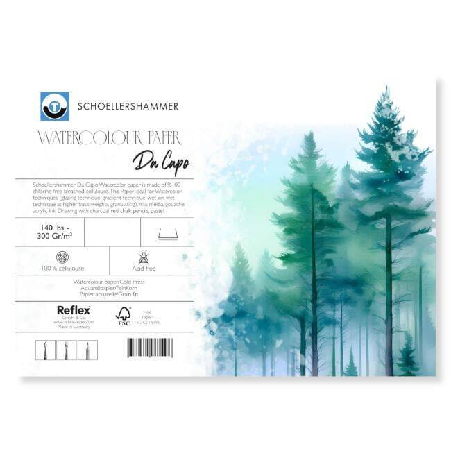 Schoellershammer Postcard Suluboya Blok 300 g A6 10 Yaprak