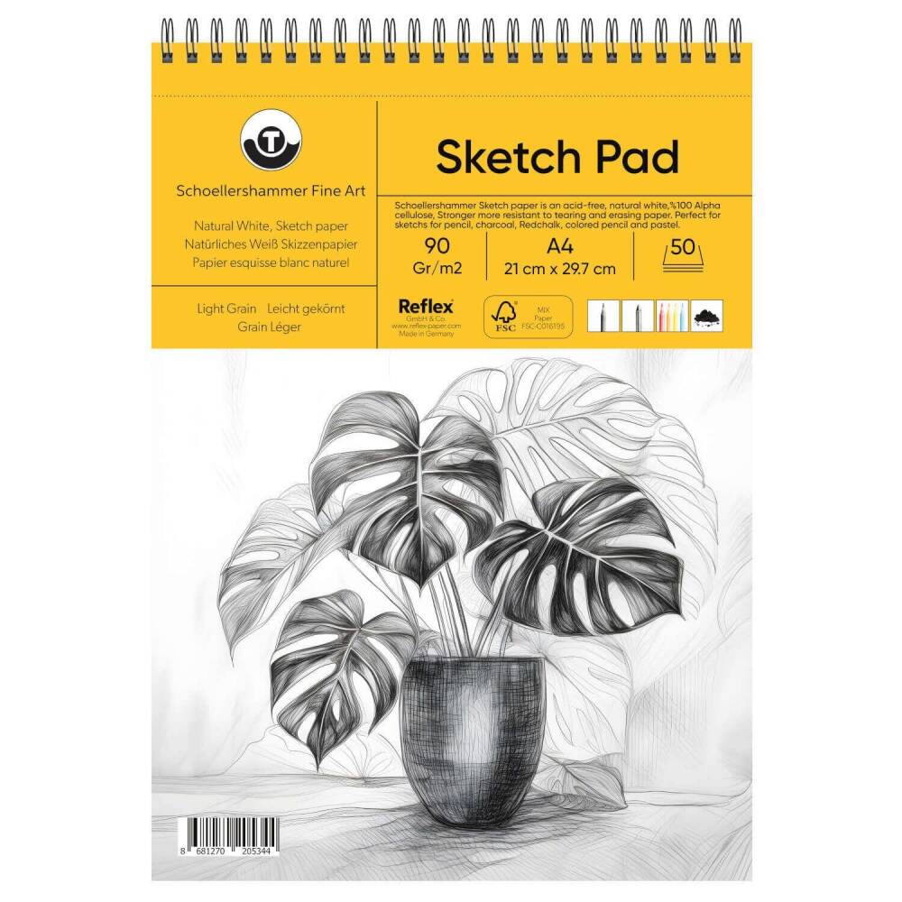Schoellershammer Sketch Pad 90 gr A4 50yp