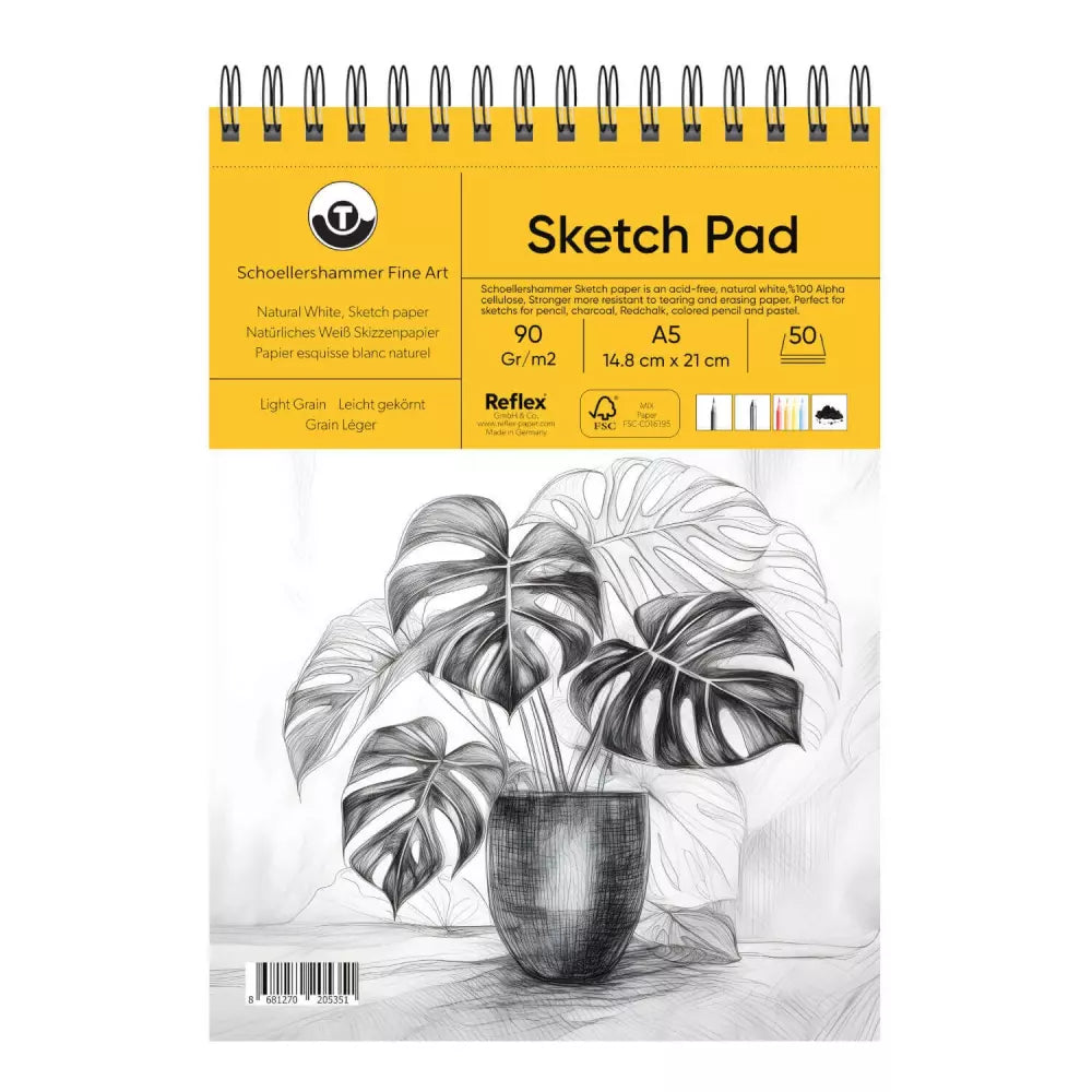 Schoellershammer Sketch Pad 90 gr A5 50yp