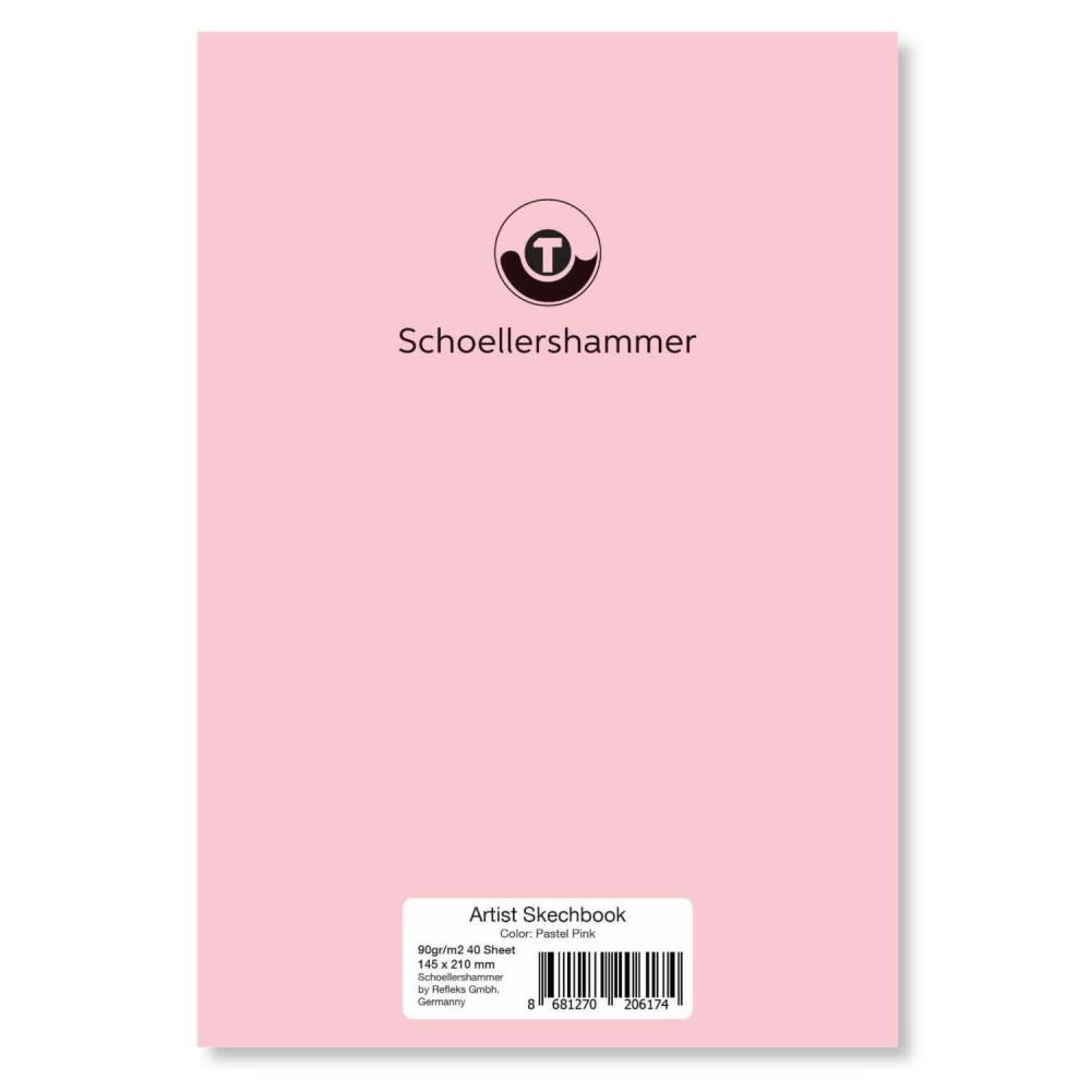 Schoellershammer Sketchbook 90gr A5 30yp Pastel Pink