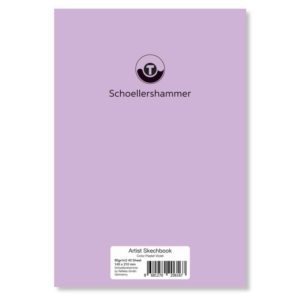 Schoellershammer Sketchbook 90gr A5 30yp Pastel Violet