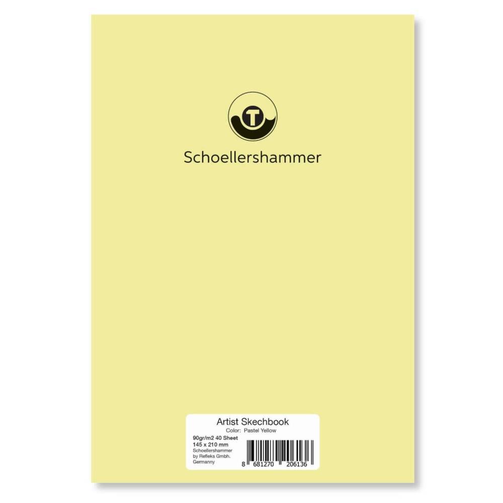 Schoellershammer Sketchbook 90gr A5 30yp Pastel Yellow