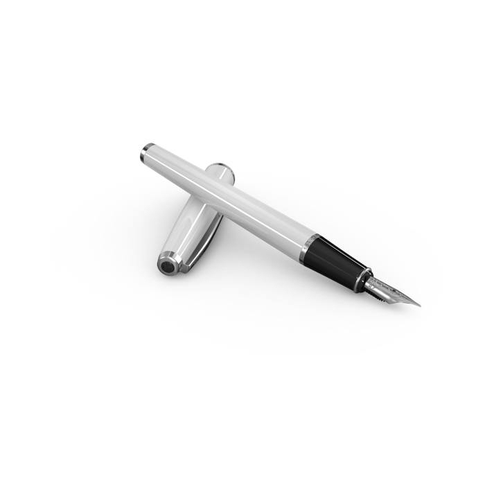 Scrikss 33 Fountain Pen White Transparent Box