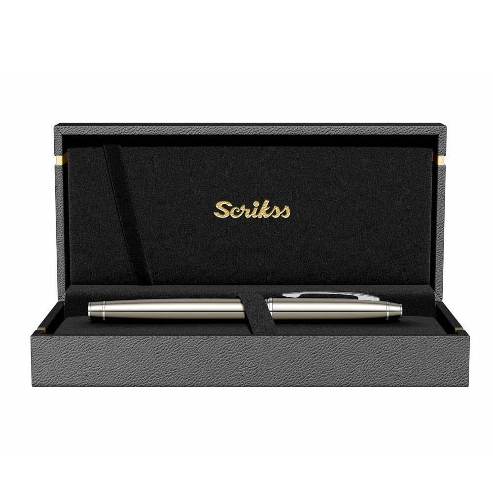Scrikss 35 Fountain Pen Titanium Luxury Box