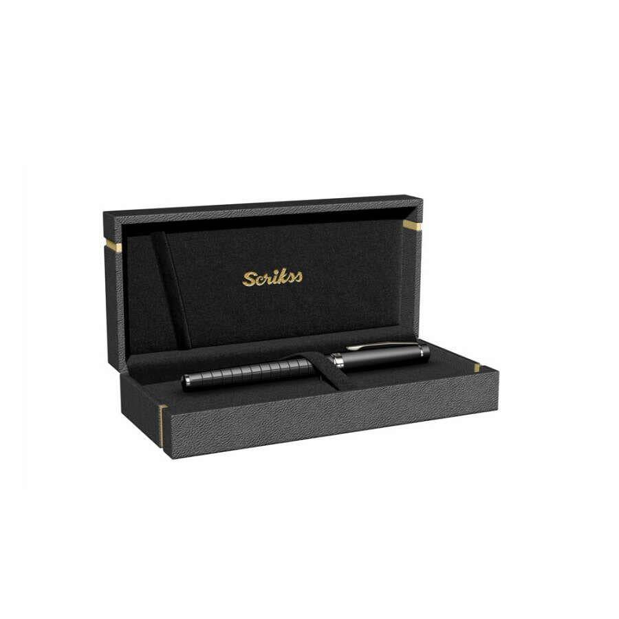 Scrikss 38 Fountain Pen Matte Black M Nib